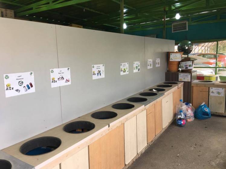 bins recycling center in amman