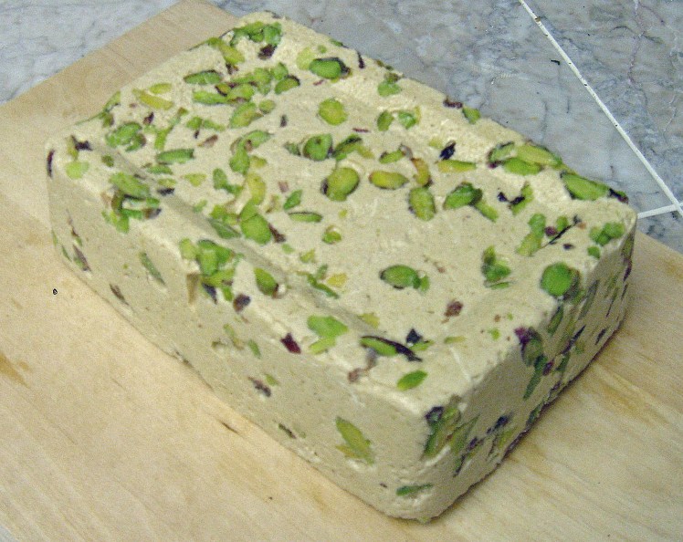 pistachio halva