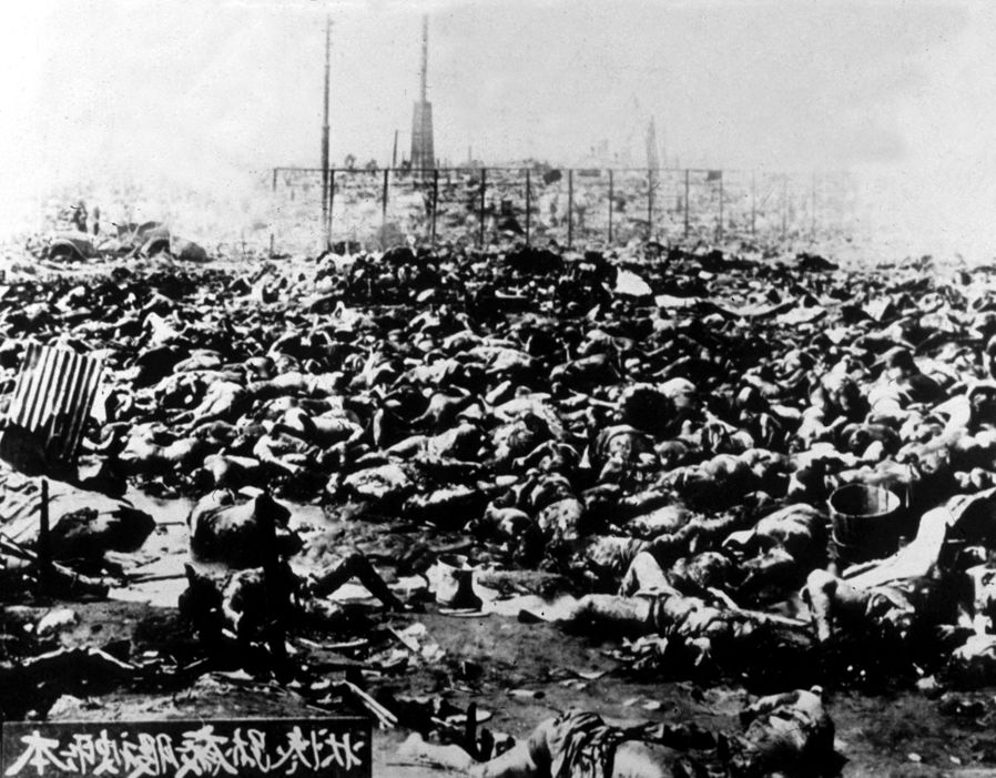 hiroshima bombing dead bodies
