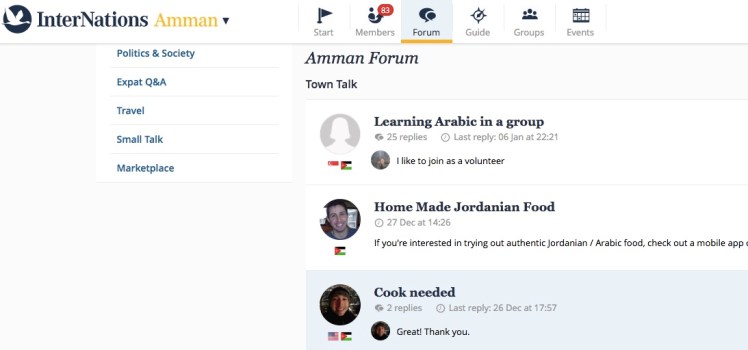 amman expat forum internations