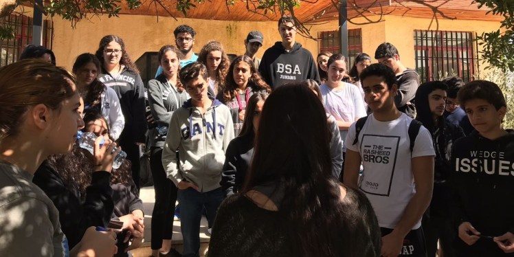 awareness session bishop school students animal rescue jordan