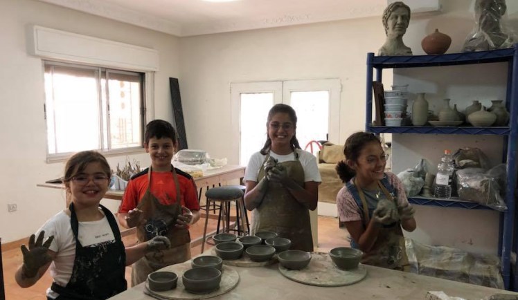creative art center amman kids pottery