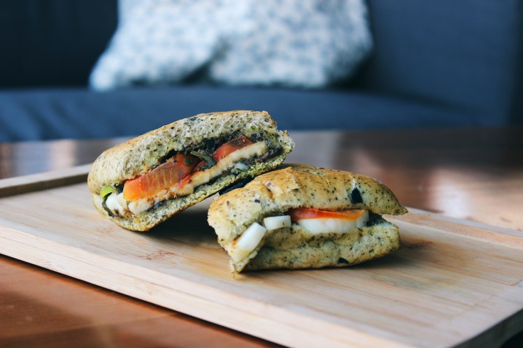 Sandwich_Caprese-Halloumi mindhub amman