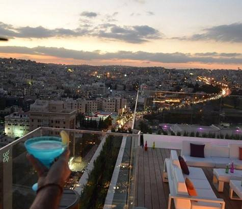 amman uroof lounge skyline cocktail