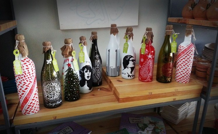 t bottle upcycled bottle artwork amman