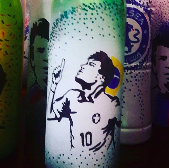 tbottle jordan world cup art work