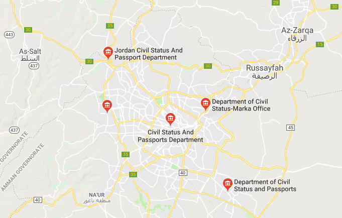 jordan department of civil status and passports